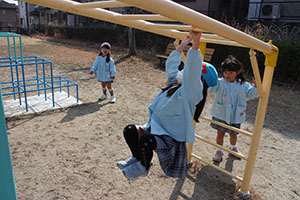 お散歩へでかけました　さくら・りす