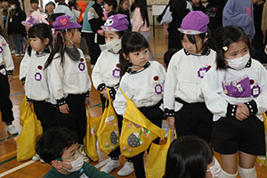 八郷小学校で交流会がありました