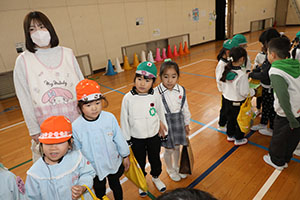 八郷小学校で交流会がありました