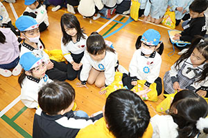 八郷小学校で交流会がありました