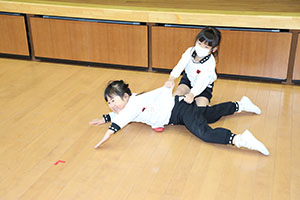 体操教室　ー跳び箱ー　たんぽぽ