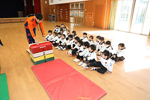 体操教室　ー跳び箱ー　たんぽぽ