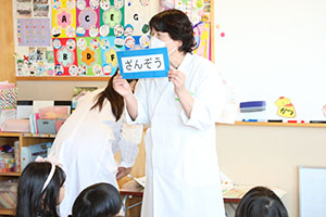 科学教室「色の不思議」　A・B・C