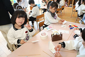 科学教室「色の不思議」　A・B・C