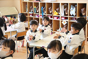 科学教室「色の不思議」　A・B・C