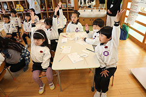 科学教室「色の不思議」　A・B・C