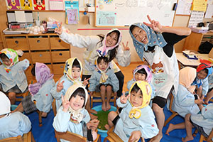 足湯♨気持ちよかったね　こあら（ひよこ）