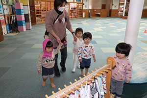 足湯♨気持ちよかったね　こあら（ひよこ）