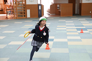 リレー楽しかったね　きりん・うさぎ・B