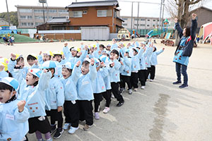 リレー楽しかったね　こあら・ぱんだ