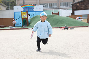 リレー楽しかったね　こあら・ぱんだ