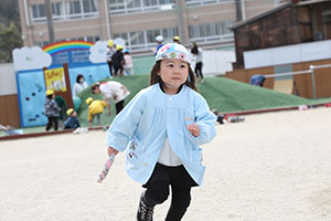 リレー楽しかったね　こあら・ぱんだ