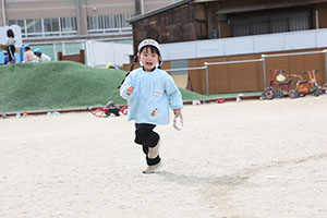 リレー楽しかったね　こあら・ぱんだ