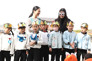 2月生まれの誕生会　「逃走中ゲーム」　 年長組