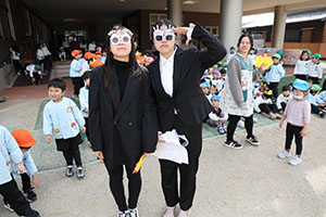 2月生まれの誕生会　「逃走中ゲーム」　 年長組