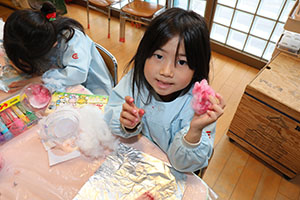 わたあめの制作　A