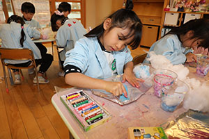 わたあめの制作　A