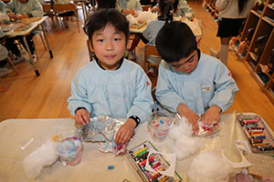 わたあめの制作　A