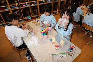 わたあめの制作　A