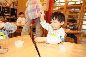 ペンダントの制作　あひる