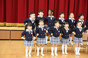 動画の撮影がありました　年長