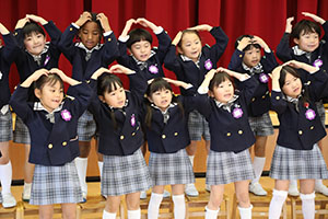 動画の撮影がありました　年長