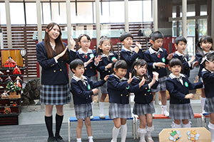 動画の撮影がありました　年長