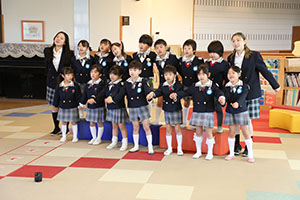 動画の撮影がありました　年長