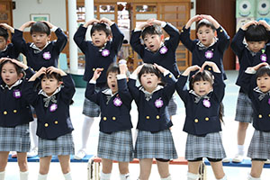 動画の撮影がありました　年長