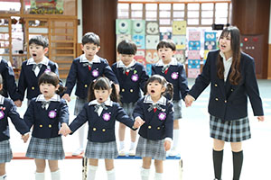 動画の撮影がありました　年長