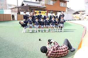 動画の撮影がありました　年長