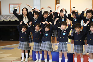 動画の撮影がありました　年長