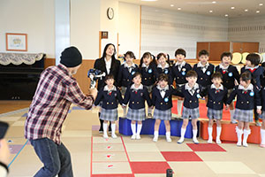 動画の撮影がありました　年長