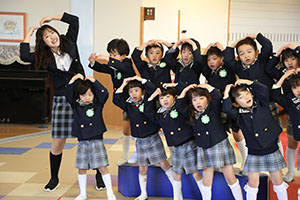 動画の撮影がありました　年長