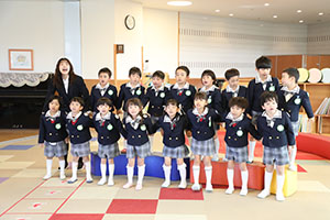 動画の撮影がありました　年長