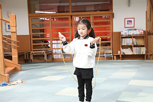 縄跳び大会　年中　NO．1