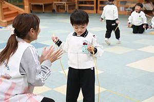縄跳び大会　年中　NO．1