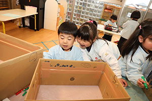 電車の制作　ことり