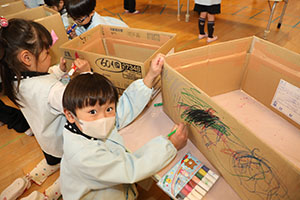 電車の制作　ことり