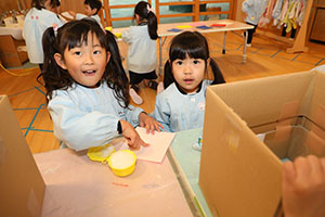 電車の制作　ことり