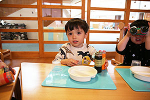 双眼鏡の制作　あひる