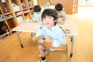 育てたカブいただきます　すみれ