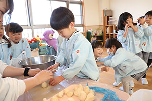 育てたカブいただきます　すみれ