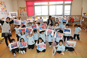 汽車バスの絵を描いたよ　ぱんだ