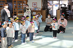 3月生まれのお誕生会　ー劇ごっこー　　ひよこ・あひる・ぺんぎん