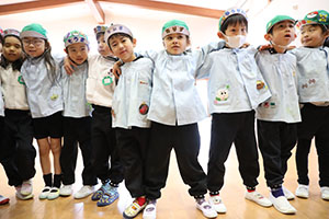 3月生まれのお誕生会 　ードッジボールー　　年長