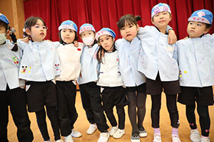 3月生まれのお誕生会 　ードッジボールー　　年長