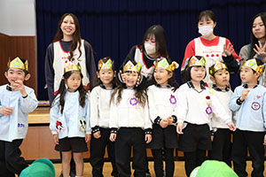 3月生まれのお誕生会 　ードッジボールー　　年長