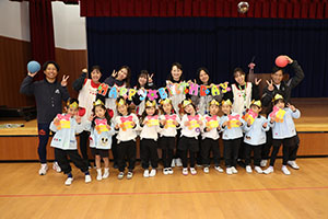 3月生まれのお誕生会 　ードッジボールー　　年長