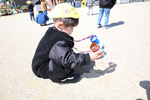 双眼鏡を持ってお散歩🎵　あひる